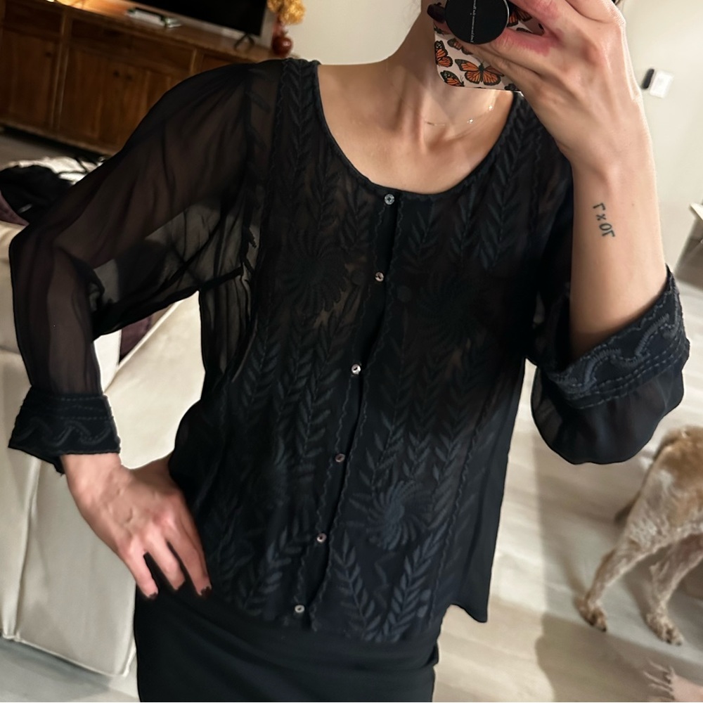 Rory Beca Sheer Blouse